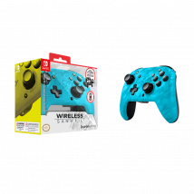 Manette Sans Fil Pour Nintendo Switch - Bleu Camouflage - Pdp