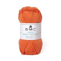 Baby Cotton - Orange 753 - Dmc - Pelote De Fil À Tricoter - Dmc