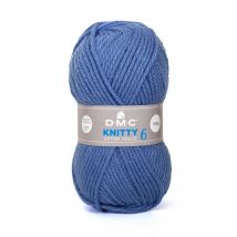 Knitty 6 - Bleu 667 - Dmc - Pelote De Fil À Tricoter - Dmc
