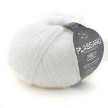 Sweety - Blanc 01 - Plassard - Pelote De Fil À Tricoter - Plassard
