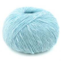 Fil À Tricoter Plassard - Vegetal - Bleu 20