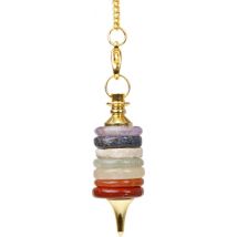 Pendule Des 7 Chakras En Pierres