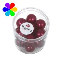 Perles Verre Renaissance - Rouge 12mm