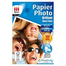 Papier Photo Brillant - 10 X 15 Cm - Pack Économique - Pour Imprimante Jet D'Encre - Micro Application