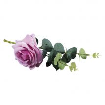 Tige Roses Avec Eucalyptus - Rayher