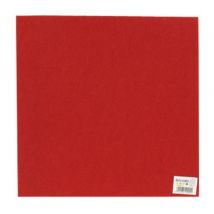 Plaque Feutrine Rouge - 30x30 Cm - Hubinont