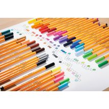 Lot De 30 Stylos-feutres - Point 88 - Pointe Fine - Stabilo - Stabilo