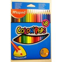 Pochette 18 Crayons De Couleur Color'peps