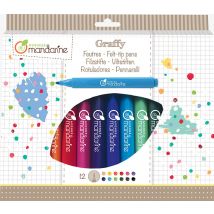 Pochette De 12 Feutres - Avenue Mandarine