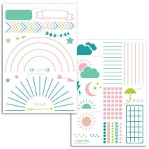 2 Pochoirs Bullet Journal - Motif Trackers - Draeger by Toga