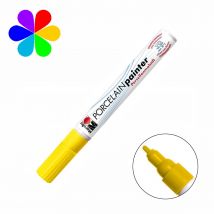 Feutre Pour Porcelaine & Verre - 1-2mm - Jaune Soleil - Marabu