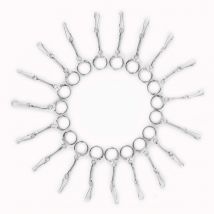 Set De 50 Porte-clefs Métal - Créalia - Crealia enfants