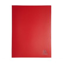 Porte-vues A4 - 120 Vues - Polypro - Exacompta - Rouge