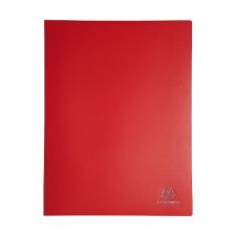 Porte-vues A4 - 200 Vues - Polypro - Exacompta - Rouge