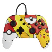 Manette Filaire Pour Nintendo Switch - Pokémon - Pop Art - Power A