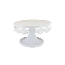 Présentoir Gâteau Broderie - 18 Cm - Cerf Dellier - Patisdecor