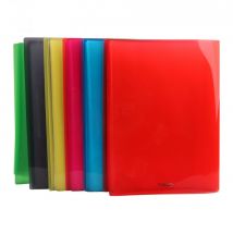 1 Porte-vues A4 Personnalisable - 60 Vues - Polypro - Cultura - Coloris Assortis
