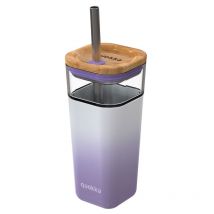 Verre Quokka - Glass Liquid Cube Lilac Gradient - 540 Ml