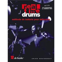 Arjen Oosterhout : Real Time Drums 1 (f) - Recueil + Cd - Methode De Batterie Pour Debutants