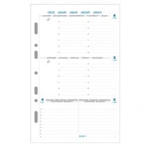 Recharge 2015 Pour Exatime 21 - Semainier Millésimé - Janvier À Janvier