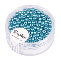 [bijouterie Unite] Perles De Rocailles Vert Lagon 3 Mm - Rayher