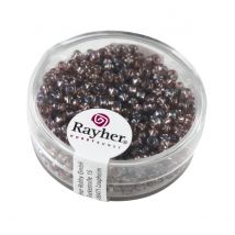 Perles De Rocaille Granit - 2.6 Mm - Violet