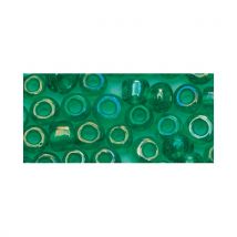 Perles De Rocaille Transparentes Lustrées - 2mm - Vert