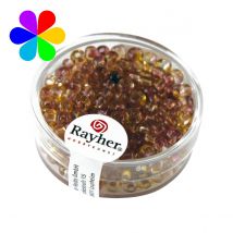 Rocailles Two Tone Orchidee Rocailles Two Tone Orchidee