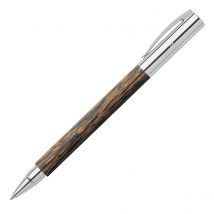 Stylo Roller - Noir - Ambition Cocotier - Pointe Moyenne - Faber Castell