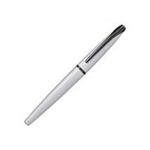 Stylo Roller - Noir - Atx Diamant Chrome Brossé - Pointe Moyenne - Cross