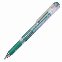 Stylo Roller - Vert - Hybrid Gel Grip - Pointe Moyenne - Pentel