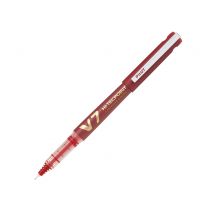 Stylo Roller - Rouge - V7 Rechargeable - Pointe Moyenne - Pilot