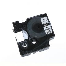 Ruban Label Cassette - Pvc - Noir Et Blanc - 12 Mm X 7 M - Dymo