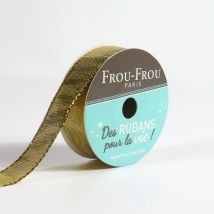 Bobinette Frou-frou - 4 M X 16 Mm - Ruban Brillant - Dore