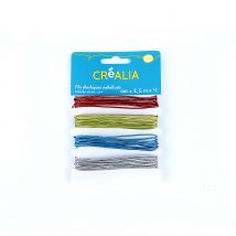 4 Élastiques Colorés - 2,5m - Crealia - Crealia enfants