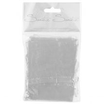 10 Sachets Organdi - 7.5 X 10 Cm - Blanc