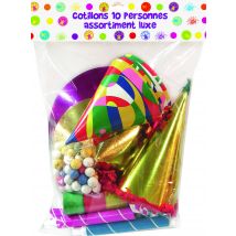 Sachet Cotillon Luxe - 10 Personnes - Rubie's