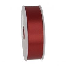 Ruban Satin Double-face 25mm - Bordeaux