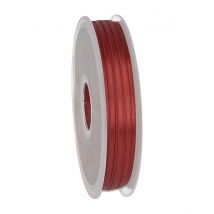 Ruban Satin Double-face 3mm - Bordeaux