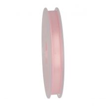Ruban Satin Double-face 8mm - Rose Clair