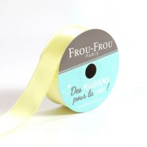 Bobinette Frou-frou - 6 M X 16 Mm - Satin Double Face - Fleur D'Oliviers