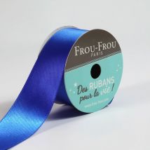 Bobinette Frou-frou - 5 M X 25 Mm - Satin Double Face - Saphir