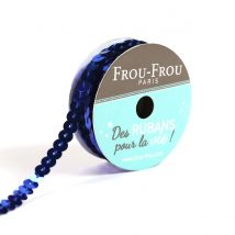 Bobinette Frou-frou - 5 M X 6 Mm - Sequins - Saphir