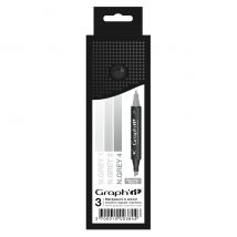 Set De 3 Marqueurs Graph'it - Neutral Greys - Graph'IT