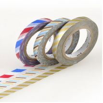 3 Masking Tape - Rayures Bleu/gris - 6mm X 10 M - MT Masking Tape