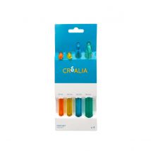 Lot De 4 Crochets Plastique Créalia