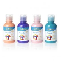 Set De 4 Gouaches - 4x150 Ml - Féériques - Créalia - Créalia enfants