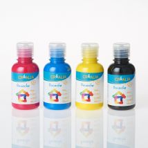 Set De 4 Gouache - 150ml - Primaire - Créalia - Crealia enfants