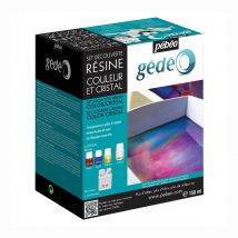 Kit De Résines Pébéo Gédéo - 3 Couleurs 1 Cristal + Accessoires