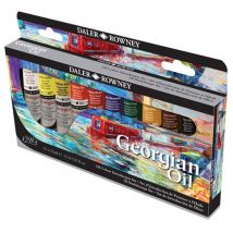 Coffret 10 X 22 Ml De Peinture À L'Huile Georgian - Daler Rowney